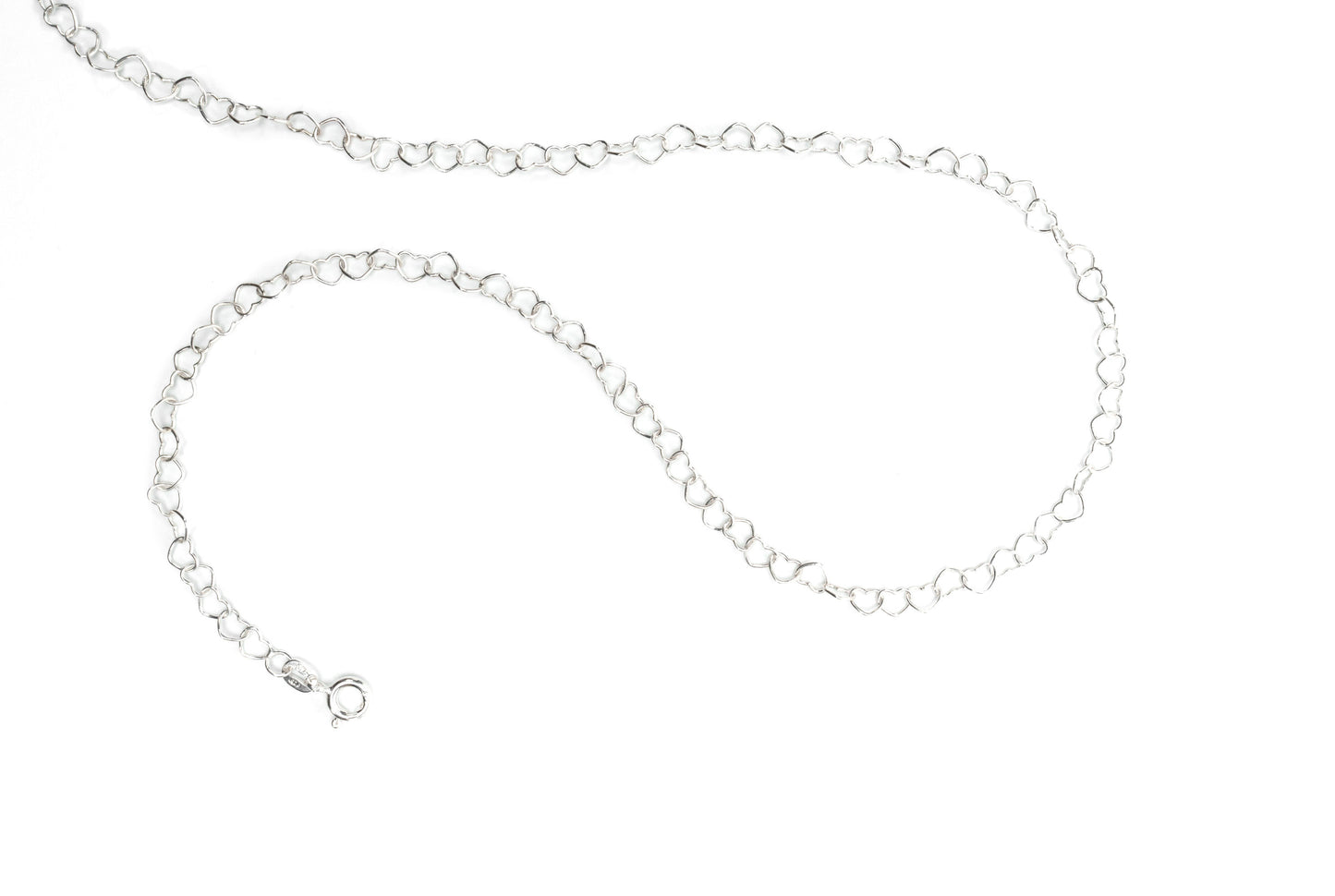 Sterling silver Heart Link Necklace