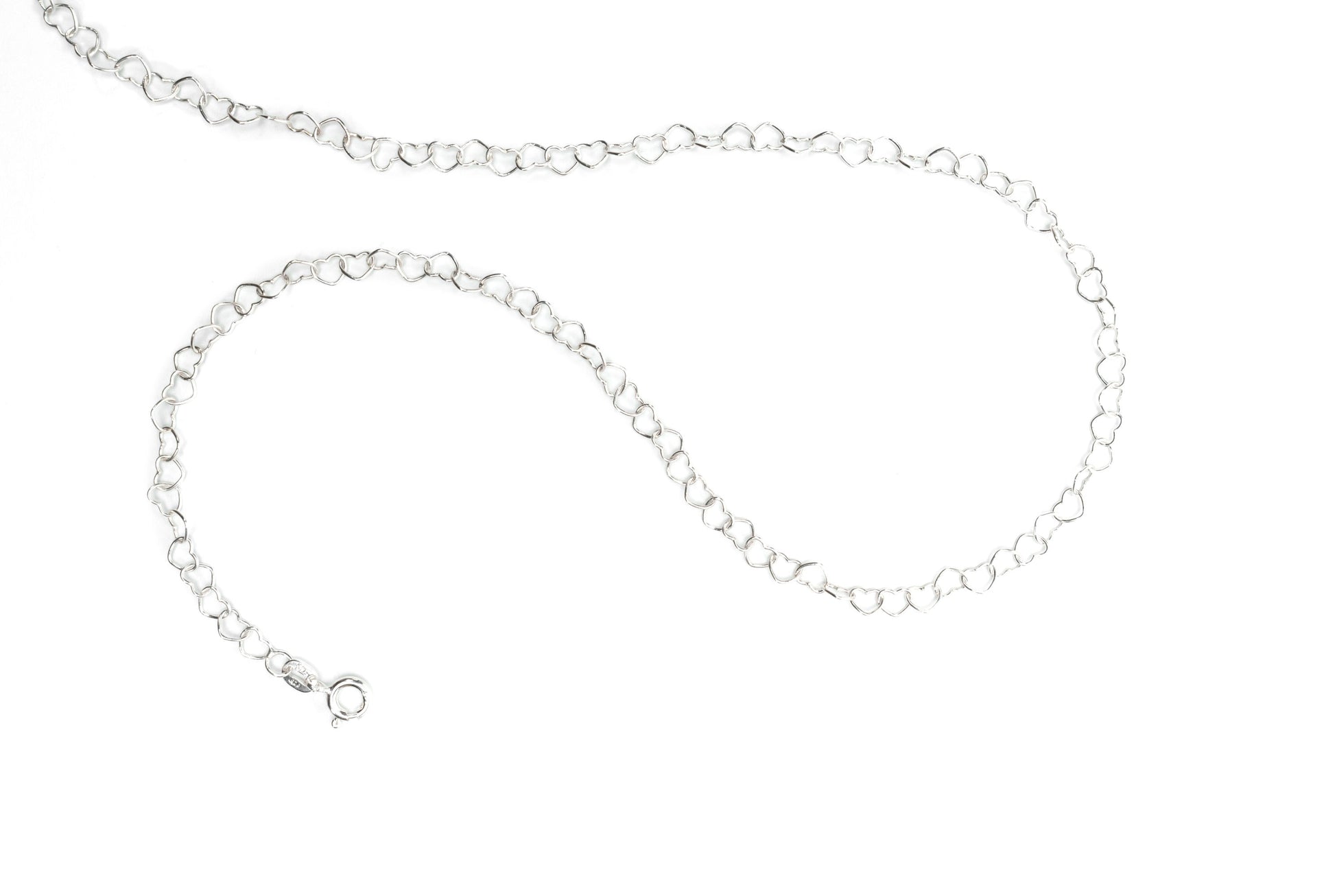 Sterling silver Heart Link Necklace