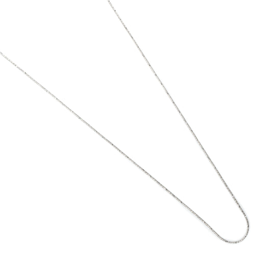 sterling silver necklace 18 inches Sleek Shimmer Necklace
